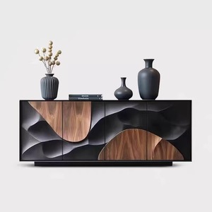 <span class=keywords><strong>Buffet</strong></span> moderne en <span class=keywords><strong>bois</strong></span> massif de luxe léger avec 5+ compartiments, grande capacité de rangement, meuble pour salon, meubles de maison - Product Image 5