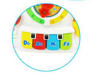 Juguetes educativos para niños, juego de animales musicales, mesa de aprendizaje de jirafa, mini órgano electrónico - Product Image 5