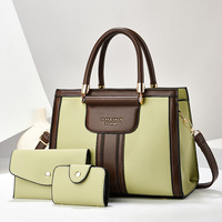 Tas Tote Kasual Wanita Custom, Dompet Kulit Saffiano PU, Rantai, Lapisan Nilon, Harga Terjangkau, Desainer, Model Resleting
