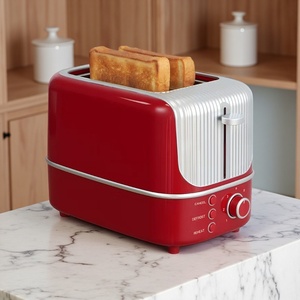 Forno Tostapane Elettrico Compatto a 2 Fette per Uso Domestico, Ideale per Riscaldare Pane e Panini Quotidianamente - Product Image 1