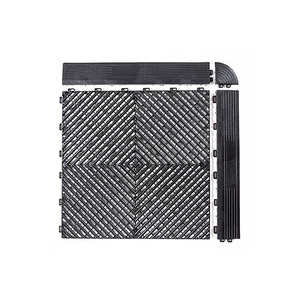 Baldosa <span class=keywords><strong>de</strong></span> Cerámica para Piso, Diseño Entrelazado, Color Verde Óxido con Vetas Doradas, 12x12, Venta al por Mayor, Ideal para Garajes - Product Image 2