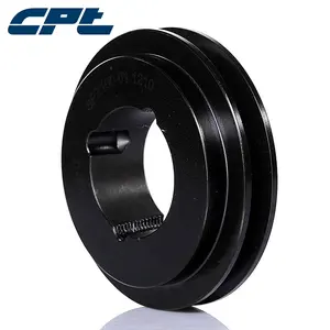 V Belt Pulley CPT V-belt Pulley Wheel SPZ Series Cast Iron Sheaves Pulley V 1-8 Grooves Belt Pulley