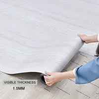Autocollant de sol en PVC auto-adhésif à effet bois, imperméable et écologique, pour chambre, salon, toilettes, cuisine, décoration intérieure