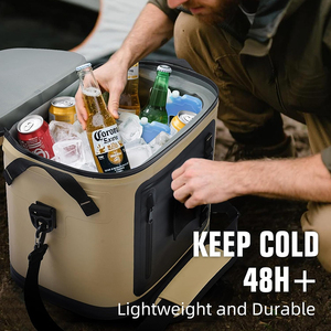 Kunden spezifische wasserdichte auslaufs ichere weiche Kühler dosen Tasche Isolierte weiche Kühltaschen mit Logo - Product Image 2