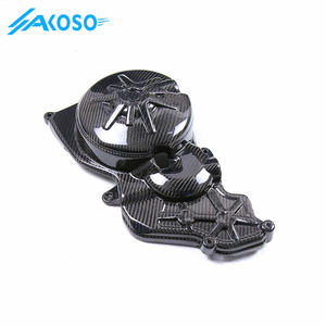 AKOSO 100% 3K carenatura moto in pura fibra di carbonio e accessori motore <span class=keywords><strong>Aprilia</strong></span> RSV4 2021 + include coprimoglione - Product Image 3