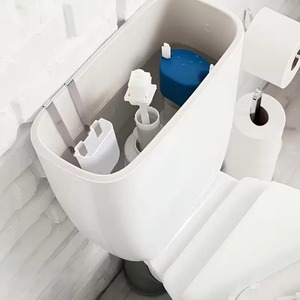 Support de tablettes nettoyantes pour réservoir de toilettes, organisateur suspendu pour tablettes de cuvette, support universel pour nettoyant WC - Product Image 5