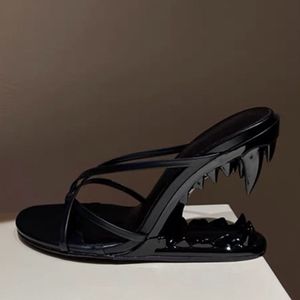 Dropshipping Sandales à lanières Sandalias Plataforma Sandales à talons compensés Chaussures - Product Image 2