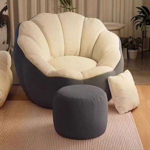 Sofá súper suave que se convierte en cama individual, futón, sillón popular tipo puf, silla para dormitorio o ventana. - Product Image 1