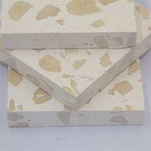 Giá rẻ màu be hạt lớn màu trắng terrazzo gạch lát sàn mẫu - Product Image 4