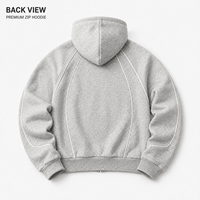Sweat à capuche cagoule personnalisé pour homme, marque privée, haute qualité, vierge, OEM, faible MOQ, fabricants, 400-500 GSM, sweats à capuche Ninja