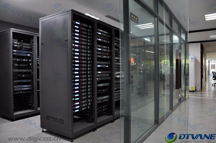 Satélite DVB-S2 modulador Digital TV cabecera sistema de radiodifusión