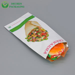 <span class=keywords><strong>Hot</strong></span> <span class=keywords><strong>Dog</strong></span> Packs <span class=keywords><strong>Tasty</strong></span> Food Kebab Bag Bolsa de aluminio marrón para llevar - Product Image 2