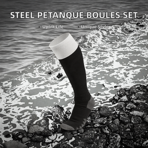 Boules de pétanque ZQURE de haute qualité en acier Q159 résistant à la rouille avec sac de transport 3 boules, personnalisables, toutes saisons - Product Image 2