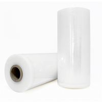 Film d'emballage industriel à 4 rouleaux/carton Usine chinoise 50m d'emballage extensible étanche à l'humidité Impression de logo PVC souple/PE/PET