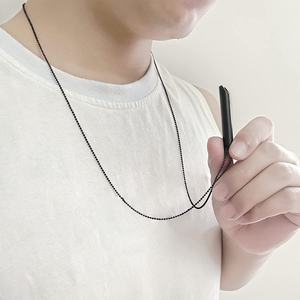 قلادة صدفية آمنة, قلادة صدفية جراحية مصنوعة من الفولاذ الصلب لتهدئة المزاج للمصابين بالتنفس لتخفيف الضغط والتوتر والتنفس - Product Image 5