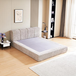 Sofá Cama Moderno Compacto con Cubierta de Tela, Relleno de Espuma, Diseño Modular, Características Ajustables, Colchón Tamaño King, Muebles para el Hogar - Product Image 1