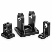 Bagian Braket Pemasangan Sensor Aktuator Silinder Pneumatik Aluminium CNC Kustom untuk Sistem Otomasi