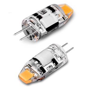 Lampu bohlam silikon LED G4 sumber lampu AC/DC12V tanpa kedip COB 2W 3W 5W pengganti cahaya lampu halogen 360 derajat - Product Image 3