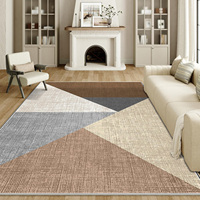 Tapis de couloir persan en polyester lavable en machine, à poils ras, antidérapant, pour cuisine, garde-manger, tapis de sol personnalisé