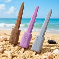 Épée télescopique imprimée en 3D en forme de crème glacée, jouet rétractable par gravité, sans bords tranchants, jouet anti-stress en plastique sûr, vente en gros FBA
