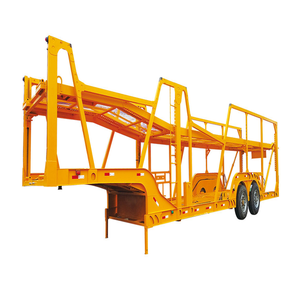 Remorque pour voiture fermée à double étage Semi-remorque en acier à vendre Chariot de remorquage pour voiture - Product Image 3