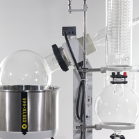Evaporador Rotatorio Industrial Totalmente Automático con Bomba y Motor, Sistema de Evaporación a Gran Escala de Vidrio de Borosilicato para Líquidos Residuales