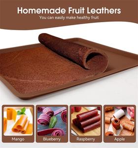 Hojas deshidratadoras de <span class=keywords><strong>silicona</strong></span> de grado alimenticio compatibles con <span class=keywords><strong>Cosori</strong></span>, alfombrillas deshidratadoras de <span class=keywords><strong>silicona</strong></span>, bandejas deshidratadoras, revestimiento - Product Image 5