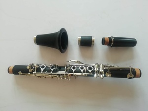 Buena calidad, superficie de grano, cuerpo de baquelita negro, <span class=keywords><strong>clarinete</strong></span> de tono <span class=keywords><strong>Eb</strong></span> (JCL-110) - Product Image 4