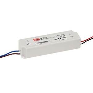 Ip67ไดรเวอร์ LED 35W 15V Lpv-35แหล่งจ่ายไฟฟ้าคงที่ช่องเดียวแปลง AC DC - Product Image 1