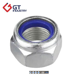 Tuercas de inserción de nylon <span class=keywords><strong>ASTEM</strong></span> B18.16.6 3/4 5/8 1/2 1-1/2 Hex Clase 8, color amarillo, zincadas, grado 8 - Product Image 6