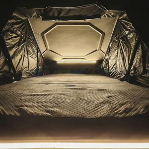 Tienda de Campaña para Techo de Coche para 4 Personas, con Bisagras en X, Impermeable, para las 4 Estaciones, de Aluminio, con Techo Rígido y Escalera - Product Image 6