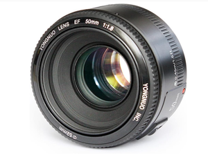 Objectif d'appareil photo Yongnuo YN50mm F1.8 pour <span class=keywords><strong>Canon</strong></span> EOS, objectif à grande ouverture à mise au point automatique pour appareil photo reflex numérique D800 D300 <span class=keywords><strong>D700</strong></span> D32 - Product Image 4