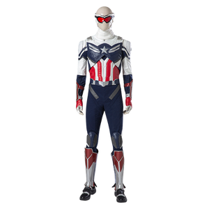 Costume de cosplay personnalisé Sam <span class=keywords><strong>Wilson</strong></span> Falcon pour adultes, inspiré du film TV d'Halloween, idéal pour les événements et spectacles - Product Image 1