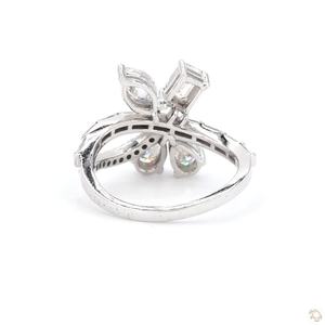 Magnifique bague en or sertie de diamants pour femme, bijou raffiné et élégant, cadeau de fiançailles ou de mariage, éclat brillant - Product Image 1