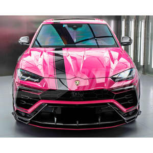 Divisor de parachoques delantero para Lamborghini URUS 2018-2022 Actualización de fibra de carbono seca estilo TopCar - Product Image 2