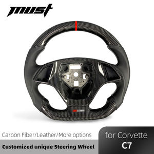 Pour <span class=keywords><strong>Chevrolet</strong></span> Chevy Corvette C7 Z06 ZR1 Stingray Z51 coupé 2013-2019 volant en Fiber de carbone haute Performance personnalisé - Product Image 2