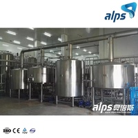 Petite ligne de mise en conserve de bière artisanale automatique Machine de fabrication de bière Brassage de bière artisanale à domicile