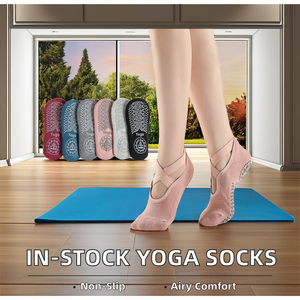 Entrega directa para <span class=keywords><strong>Amazon</strong></span> <span class=keywords><strong>Calcetines</strong></span> <span class=keywords><strong>de</strong></span> baile <span class=keywords><strong>de</strong></span> <span class=keywords><strong>yoga</strong></span> deportivos <span class=keywords><strong>de</strong></span> equipo alto con correa <span class=keywords><strong>de</strong></span> cinco dedos en stock antideslizantes <span class=keywords><strong>de</strong></span> punto para la temporada <span class=keywords><strong>de</strong></span> otoño caliente - Product Image 2