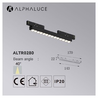 Mini projecteur LED magnétique 30W/20W pour tables de restaurant, salles de formation, studios de design et magasins de vêtements