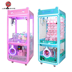 完全透明パンダクレーンマシン紙幣・硬貨対応ゲームギフトマシンおもちゃ販売アーケードクレーンマシン - Product Image 1