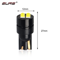 Lampe de voiture EURS LED T10 w5w 3030 4SMD Lampe Canbus Décodage 12V Lumière de plaque d'immatriculation Blanc Rouge Jaune Ambre Bleu 6000K Lampe de lecture