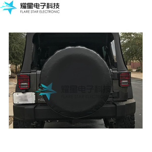 Protector de Luz Trasera Electrónico Flare Star de Acero Negro para Toyota JK 07-17 - Product Image 4