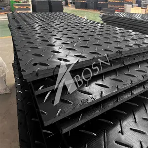 Low Price Portable Hdpe Ground Protection Road Mats Composite Track Mats