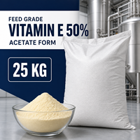 Vitamine E 50% de qualité alimentaire en vrac 25 kg pour prémélange d'aliments pour animaux, stock entrepôt USA, directement de l'usine