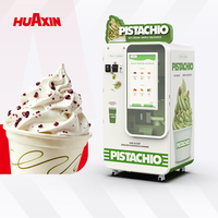 Máquina expendedora de autoservicio de açaí y helado suave comercial para centros comerciales, cafeterías y tiendas de postres