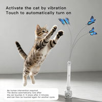 Fournisseur en gros de jouets pour chats : Jouet interactif pour chat, Jouet automatique pour chat, Jouet électronique papillon oscillant pour l'exercice du chat