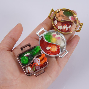 Pendentif Miniature Canard Mandarins Simulé 4,5 cm pour Hot Pot, Jouet de Collection, Porte-clés, Breloque de Sac, Petit Jouet Hot Pot - Product Image 4