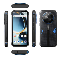 Teléfono Inteligente Resistente Fossibot Flagship F105, Pantalla de 6.745 Pulgadas FHD+ 120Hz, Batería de 10300mAh, Resistente al Agua y al Polvo IP68, Android 14, Octa Core, GPS