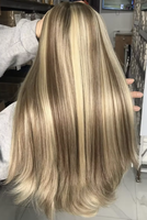 Perruque juive blonde balayage dimensionnelle, entièrement en dentelle, avec cheveux de bébé, sans perte ni emmêlement, en cheveux humains vierges, perruque casher