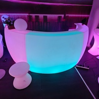 Meubles LED, chaise éclairée par LED, tabouret, chaises de bar, chaises de salon, chaises LED circulaires à changement de couleur